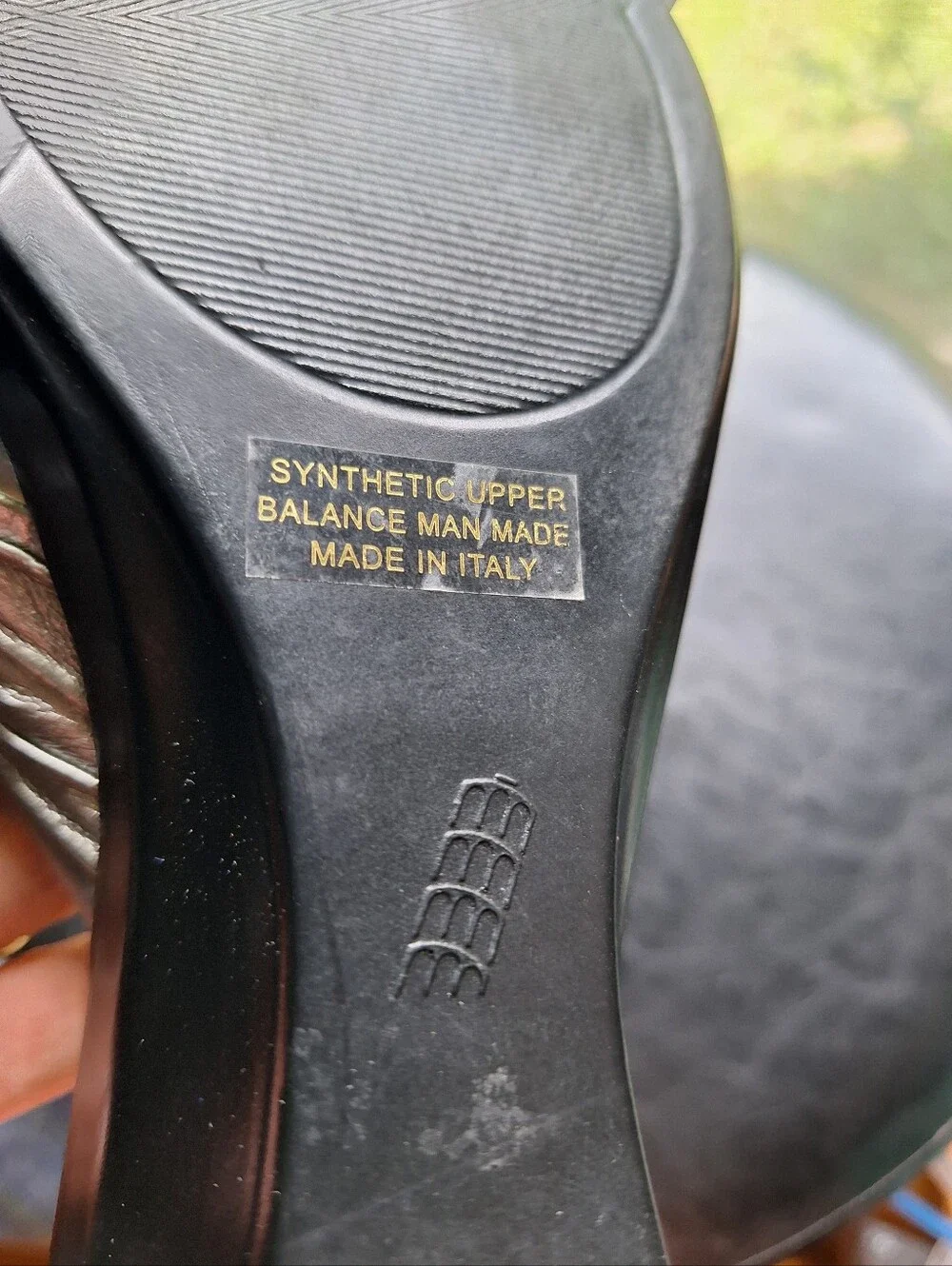 Italian Shoemakers Silver Metallic Slide Sandals